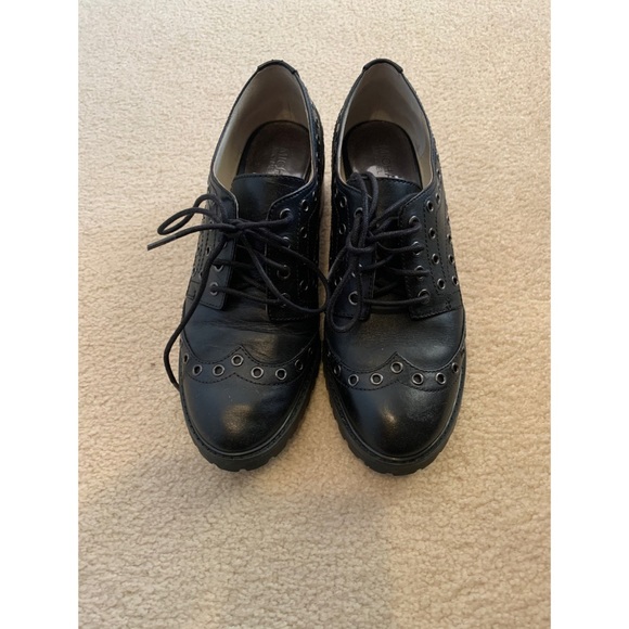 Michael Kors leather studded oxfords - Picture 1 of 7